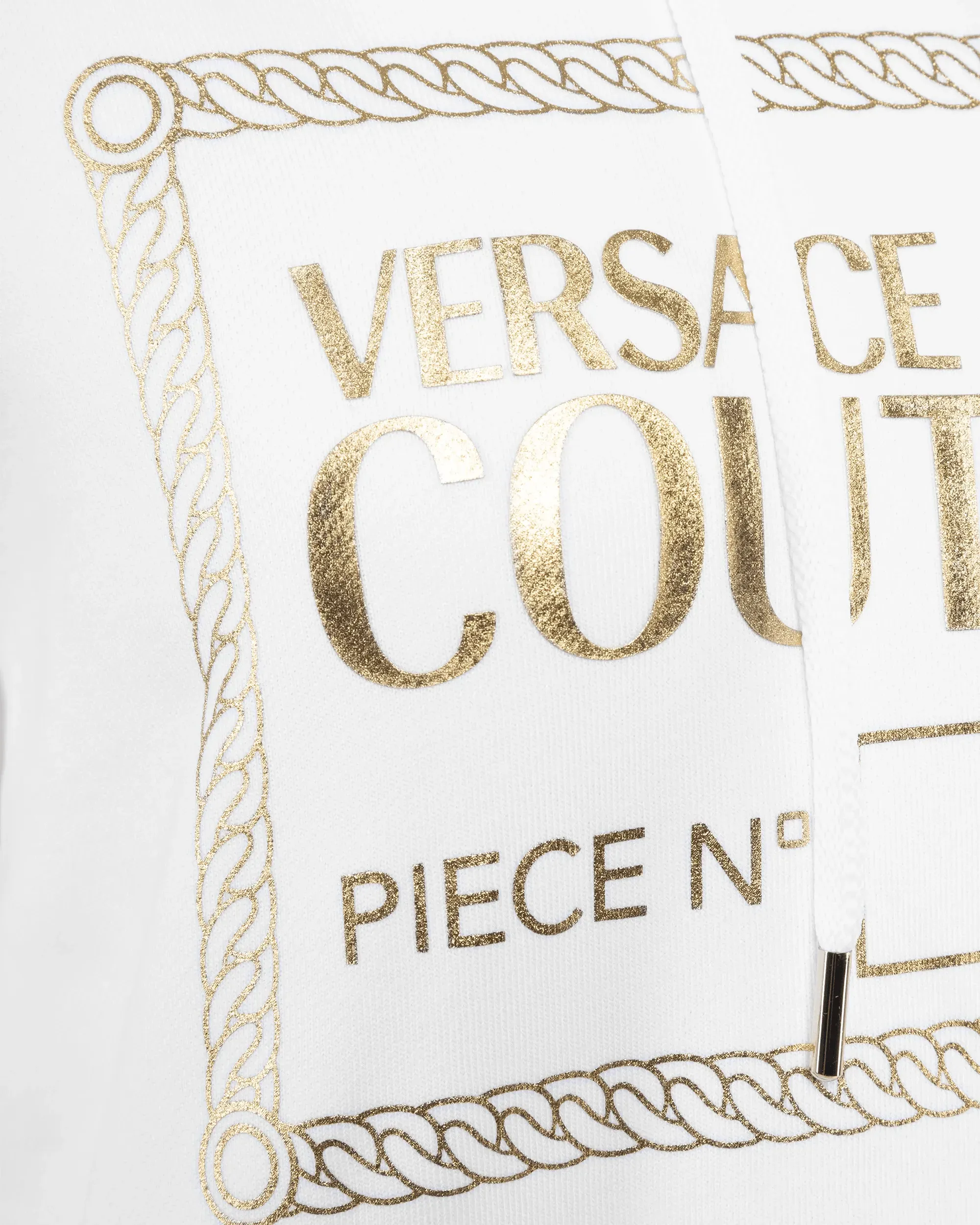 Premium Gold Foil Logo Embroidered Sweatshirt for Men & Women - Soft Cotton Pullover Hoodie for Casual Wear, Street Style & Lounge Comfort