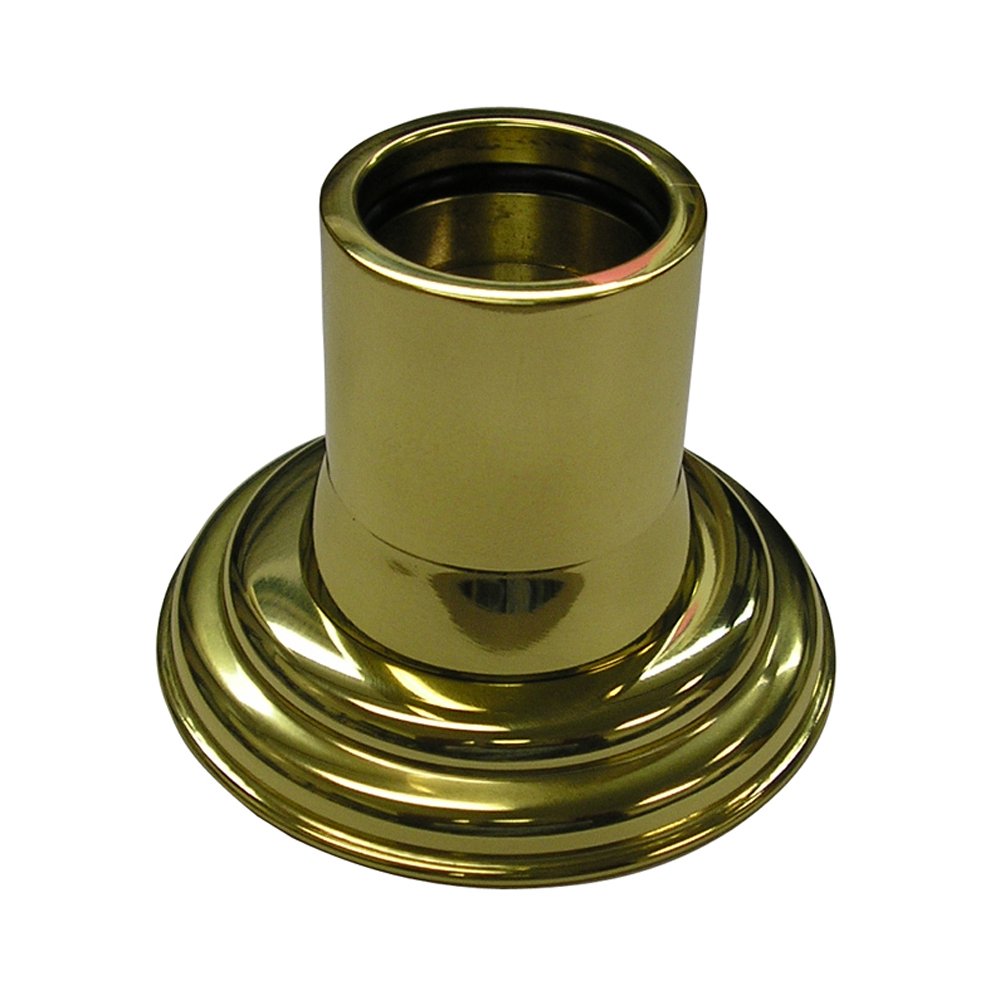 Stainless Steel Shower Rod Flange - Heavy Duty Bathroom Mounting Bracket for Curtain Rods - Perfect for Home, Apartment, and Hotel Bathroom Renovations
