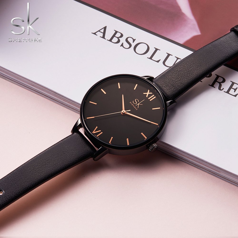 Elegant Women's Watches - Genuine Leather Business Wristwatch for Professional Ladies | Perfect for Office, Meetings & Formal Events