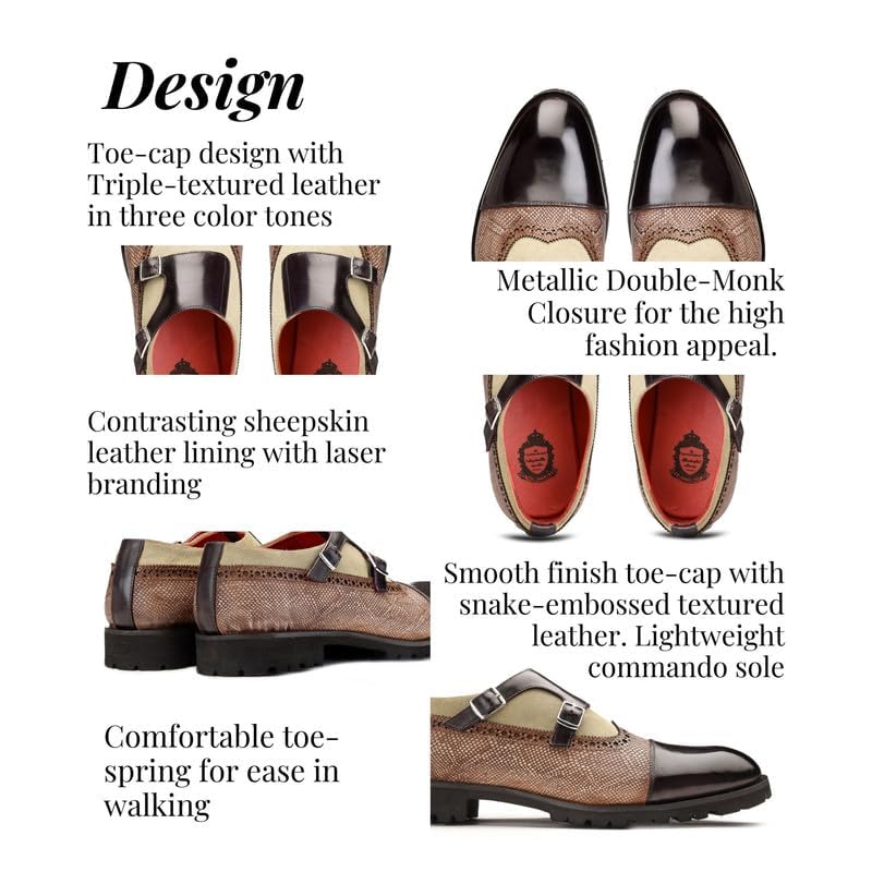 Men's Lightweight Handcrafted Full Grain Leather Loafers - Business Casual Dress Shoes with AirFlexLite Technology | Perfect for Office, Weddings & Formal Events
