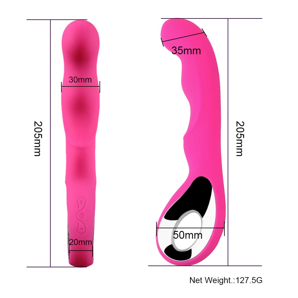 10-Speed Rechargeable Silicone Vibrator for Women - USB-Powered G-Spot & Clitoral Stimulator, Waterproof Adult Massager - Perfect for Couples Play & Solo Pleasure (Pink)