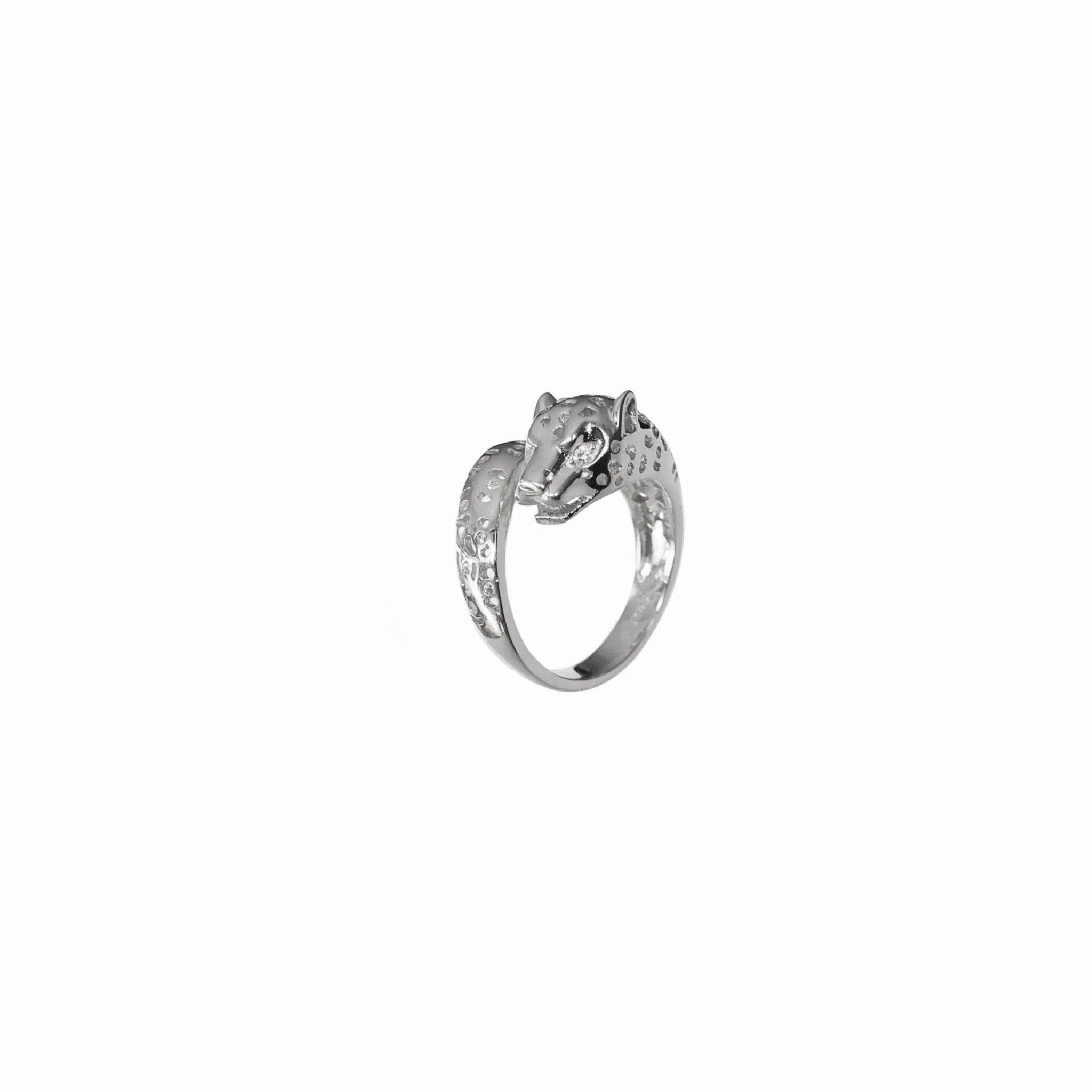 Jaguar Ring for Men & Women - Sterling Silver Big Cat Jewelry - Perfect for Gifts, Fashion & Animal Lovers