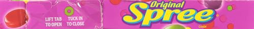 Original Spree Candy Theater Box - 5 Ounce (Pack of 1) | Sweet & Sour Chewy Candy for Movies, Parties & Snacking