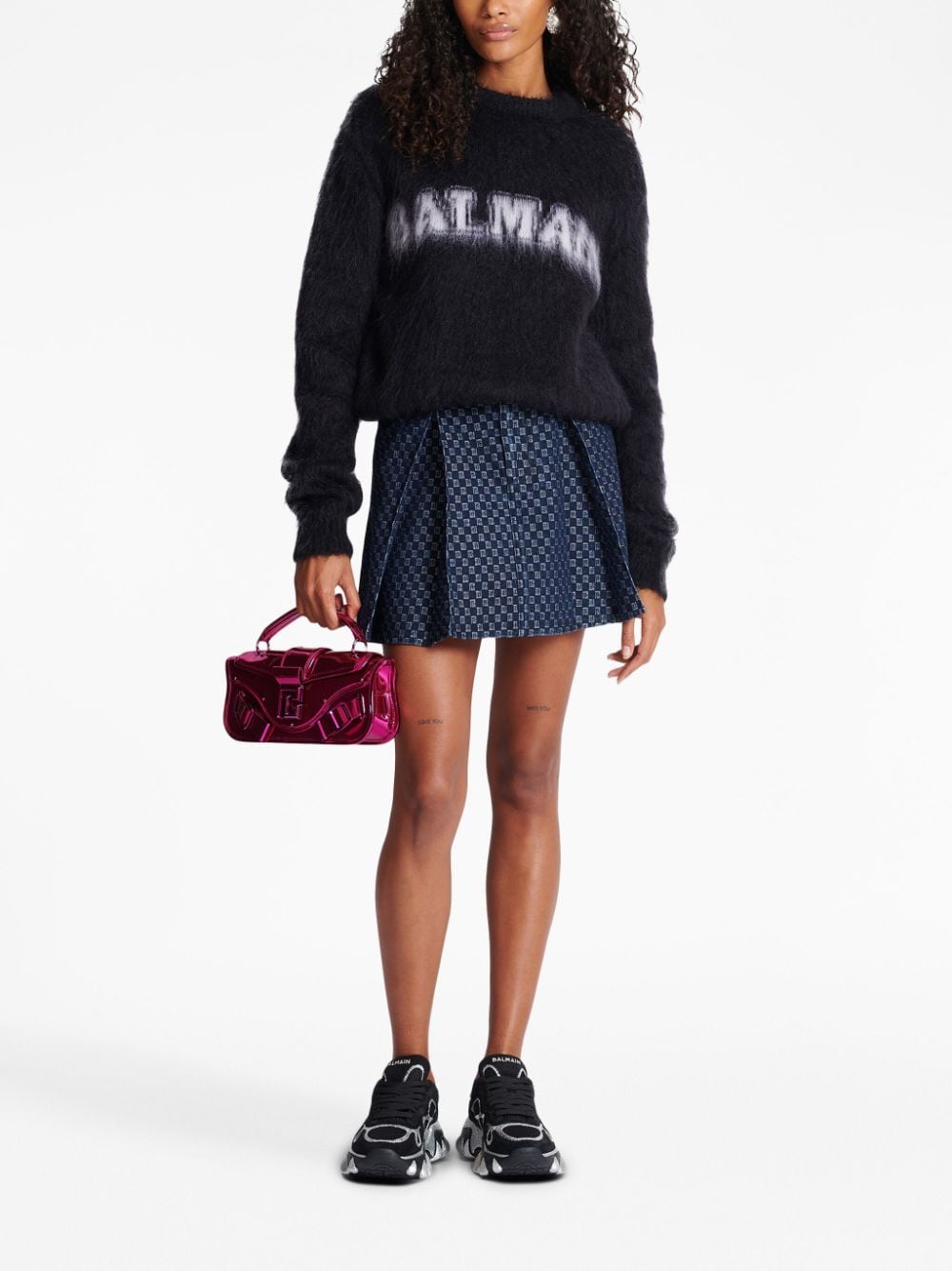 Balmain Black Sweaters for Women - Luxury Knitwear for Fall & Winter Fashion | Perfect for Casual Outfits & Office Wear