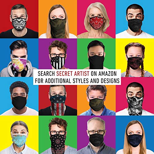 3-Pack Reusable Camo Cloth Face Masks - Washable, Breathable & Adjustable for XL/XXL Faces | Unisex, Reversible & Made in USA | Perfect for Outdoor Activities, Hunting, Hiking & Daily Protection