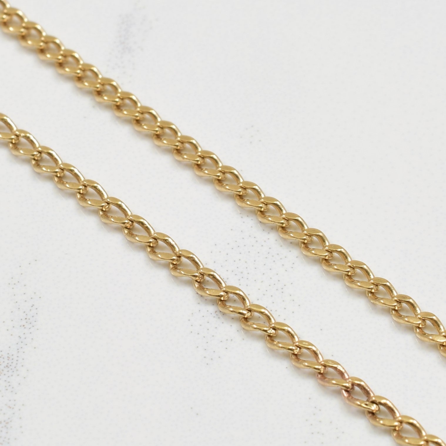10K Yellow Gold Curb Chain Necklace 27.5 Inches - Classic Cuban Link Chain for Men & Women | Perfect for Layering, Gifts & Everyday Wear