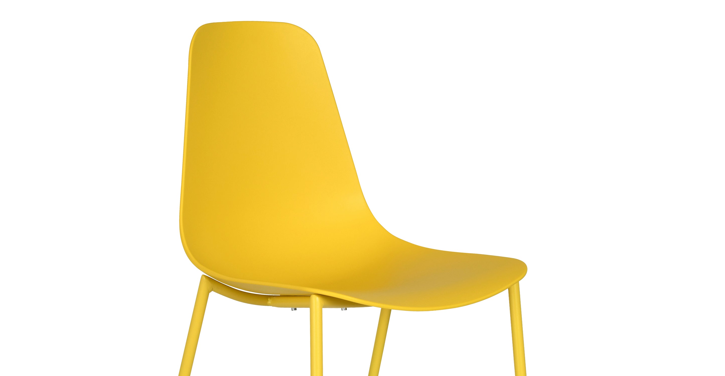 Isla Dining Chair - Modern Wooden Dining Room Chairs Set of 2, Comfortable Upholstered Seat with Sturdy Metal Legs - Perfect for Kitchen, Dining Room, Breakfast Nook & Home Decor