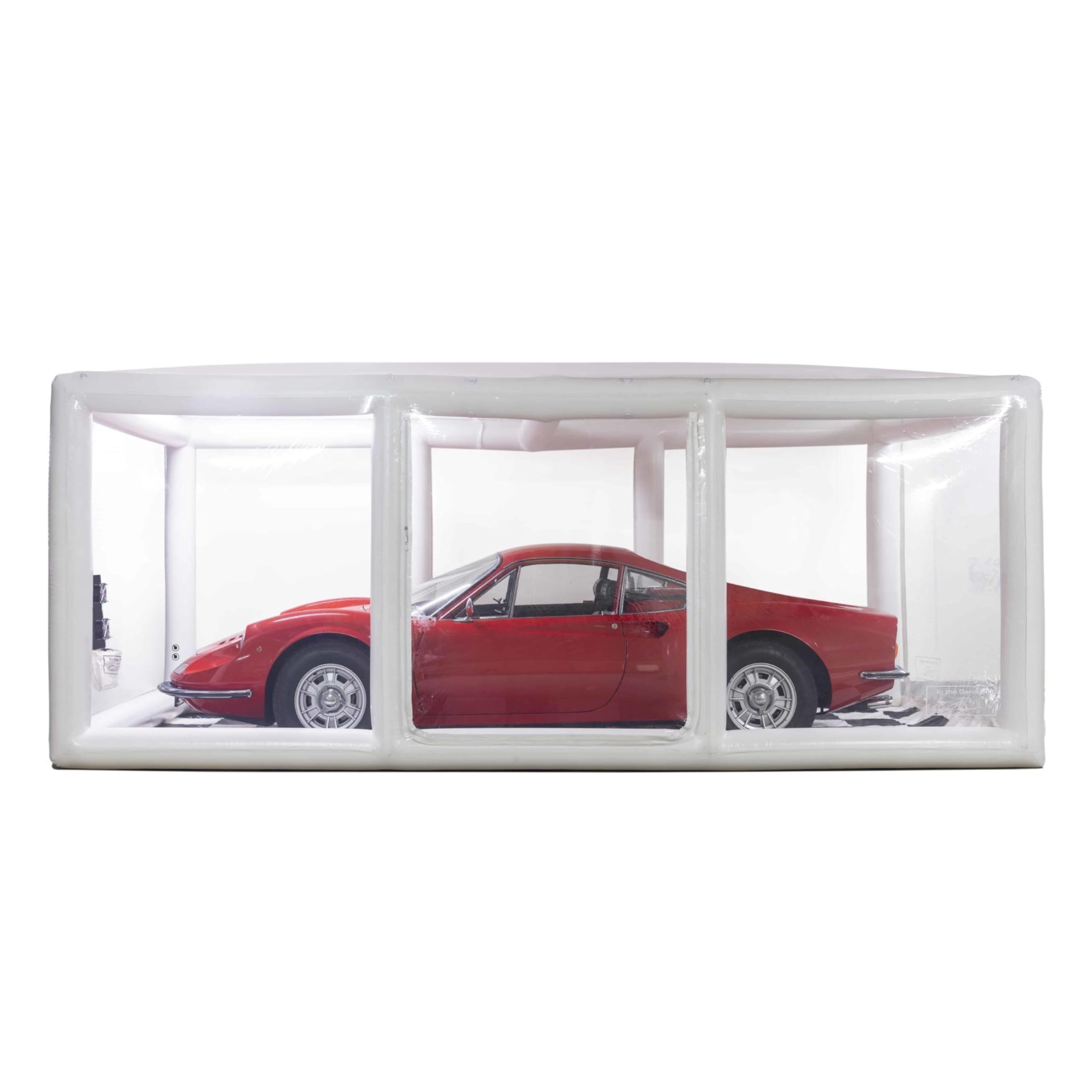 Ultimate Inflatable Car Cover - White Indoor Car Bubble Shield for Garage Storage (12' / 3.7m) | Weatherproof Vehicle Protection for Long-Term Parking & Winter Storage