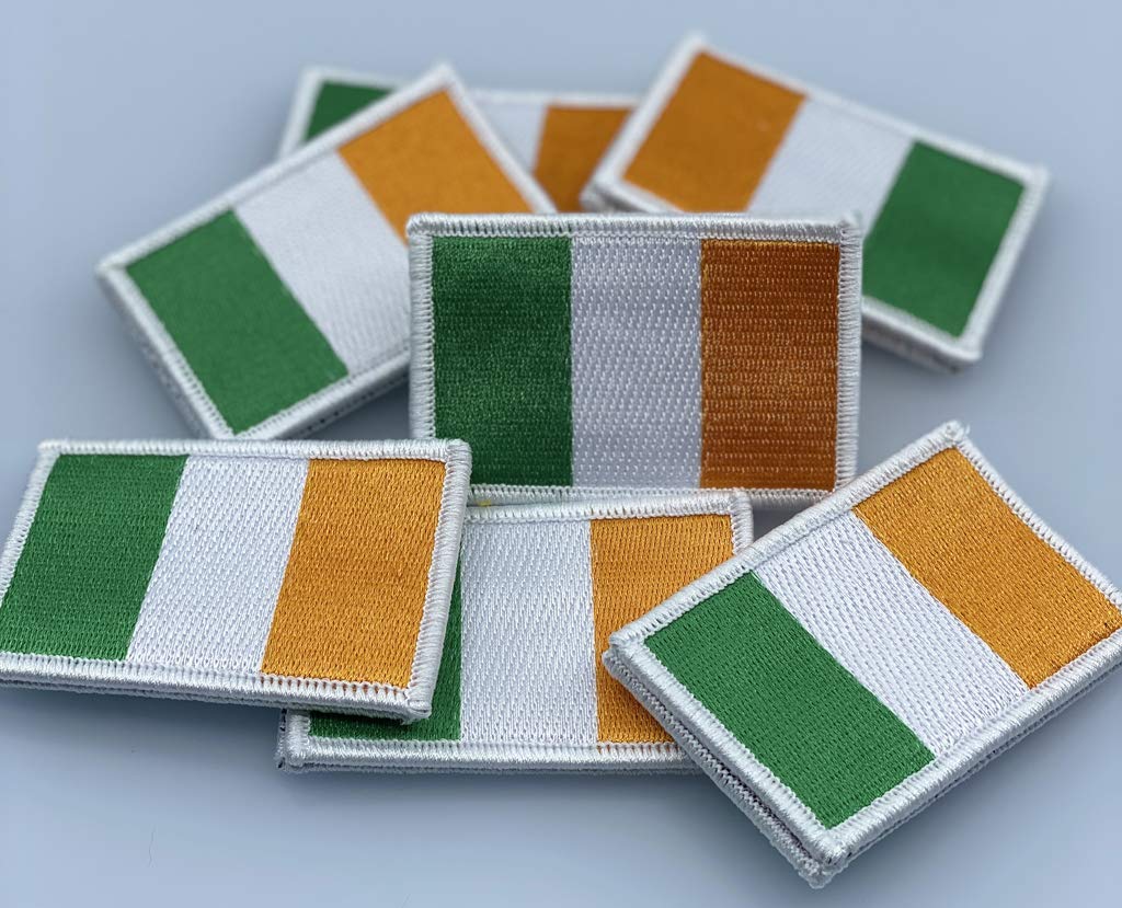 Ireland Flag 2x3 Inch Tactical Patch - Perfect for Military Gear, Backpacks, Hats & Outdoor Adventures