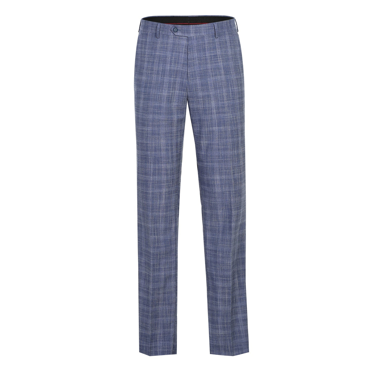 Alessandro Vitello by Renoir Slim Fit Checked Suit - Blue 293 24 | Premium Men's Business Attire for Office, Weddings & Formal Events
