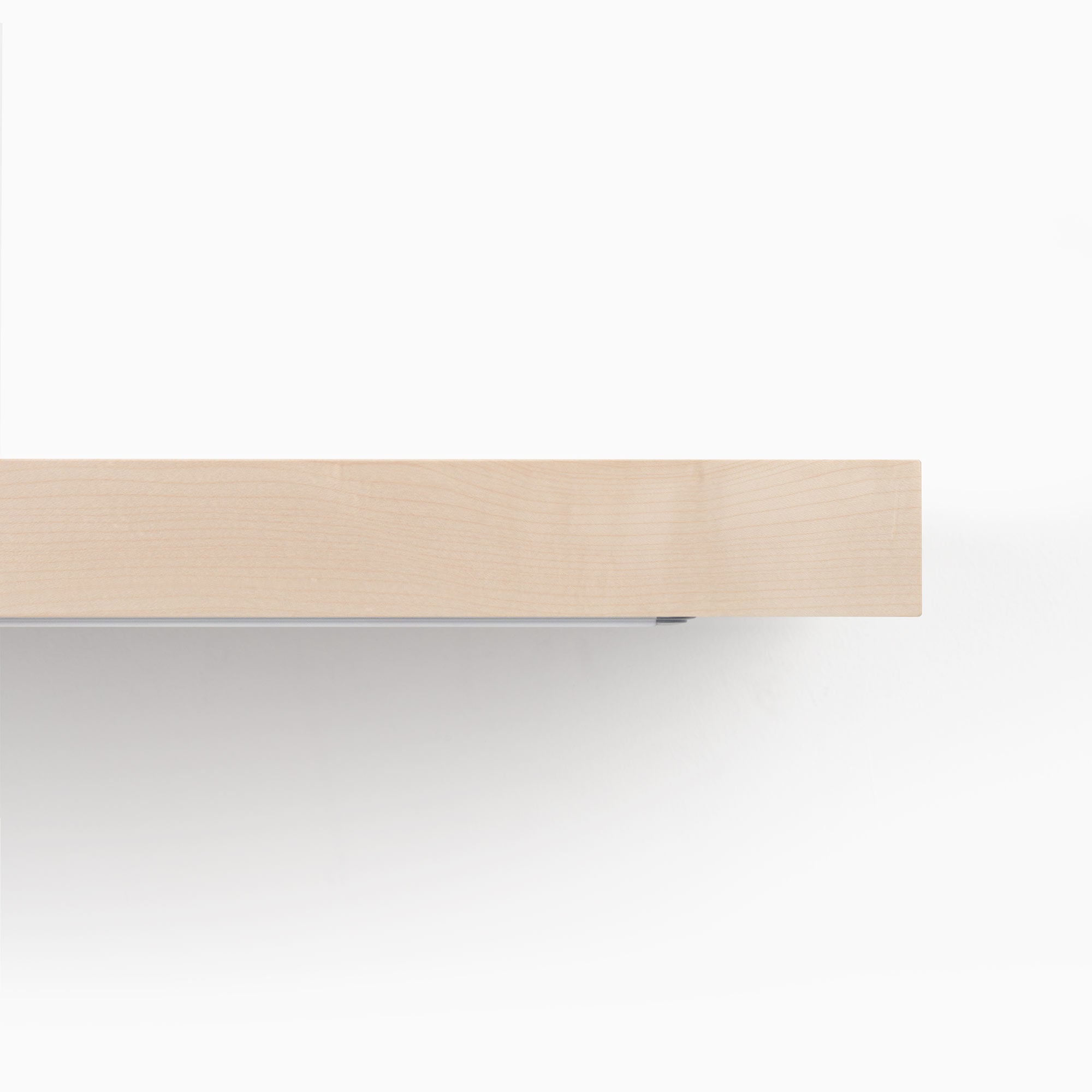 Aksel LED Maple Floating Shelf - Modern Wooden Wall Shelf with Built-in Lighting for Living Room, Bedroom, or Kitchen Decor
