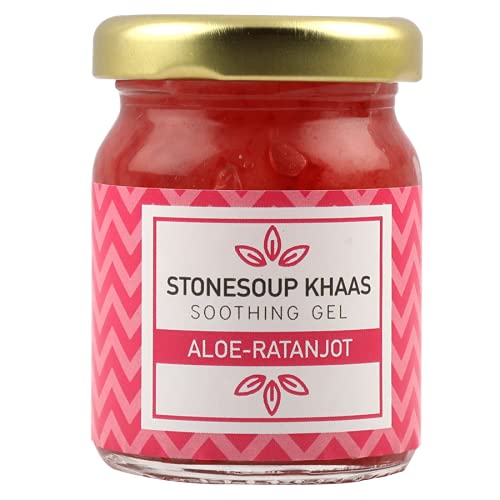 Stonesoup.in Khaas Soothing Gel - Cooling & Hydrating Aloe Vera Gel for Sunburn Relief, Skin Irritation & After Sun Care | Perfect for Post-Workout, Travel & Daily Skincare Routine