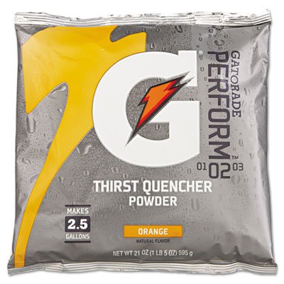 Gatorade Instant Powder - Orange Flavor Sports Drink Mix for Hydration & Energy - Perfect for Workouts, Running, and Outdoor Activities