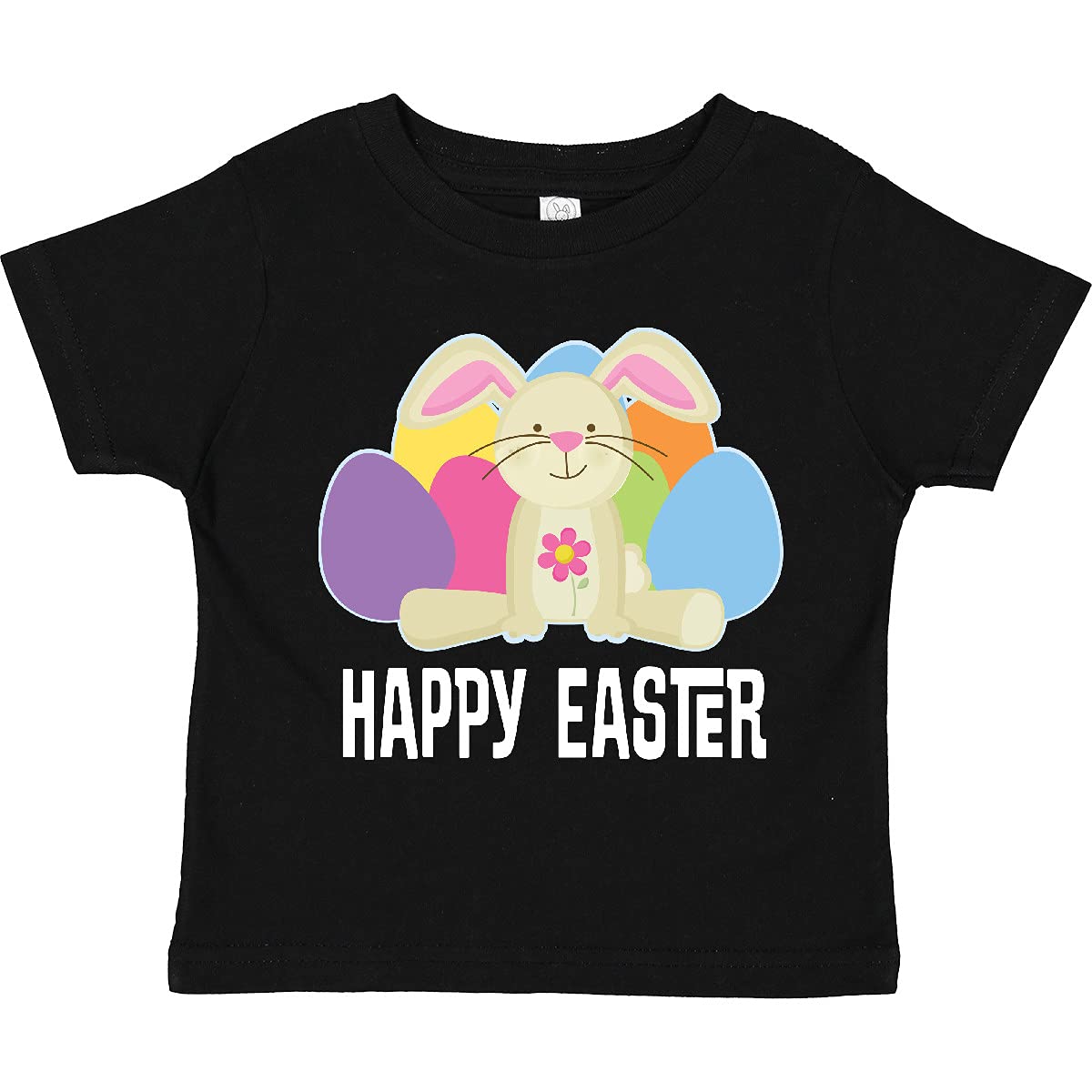 Happy Easter Bunny Toddler T-Shirt for Kids Holiday Fun