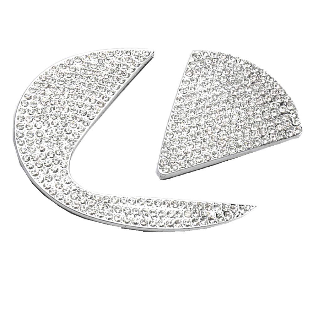Luxury Rhinestone Crystal Car Logo Sticker - Bling Exterior Accessories for Lexus | Fashionable Rear Emblem Decoration | Perfect for Car Customization & Personalization