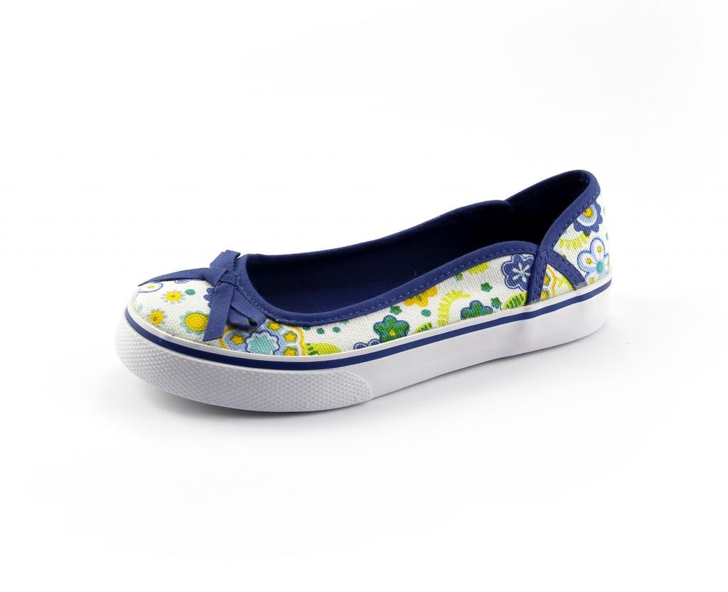 **The Doll Maker Girls' Floral Sneakers - Cute & Comfortable Casual Shoes for School, Play & Everyday Wear**