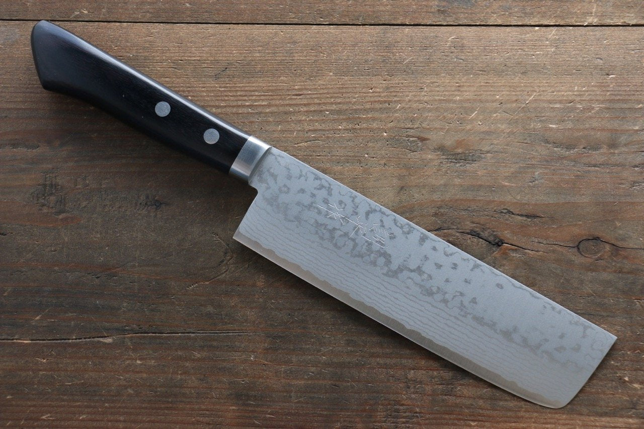 Premium Kunihira Sairyu VG10 Damascus Usuba Knife 165mm - Japanese Chef's Knife with Pakkawood Handle - Perfect for Sushi, Vegetables & Precision Cutting