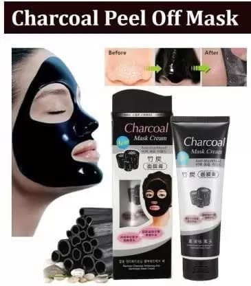 Zirak Activated Charcoal Peel Off Black Mask - Deep Cleansing Face Pack for Blackhead Removal & Pore Minimizing - Perfect for Acne-Prone & Oily Skin Care Routine