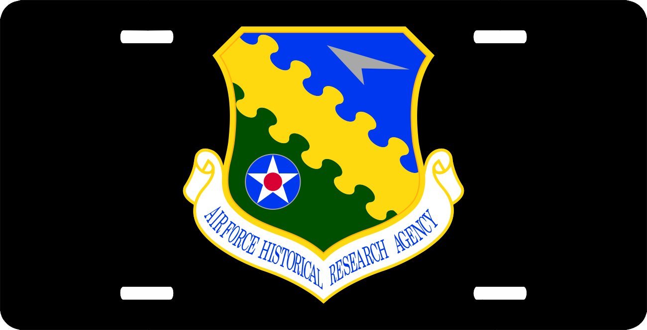 US Air Force Historical Research Agency License Plate - Vintage Military Car Tag for Collectors & Enthusiasts | Perfect for Cars, Trucks, Garages & Man Caves