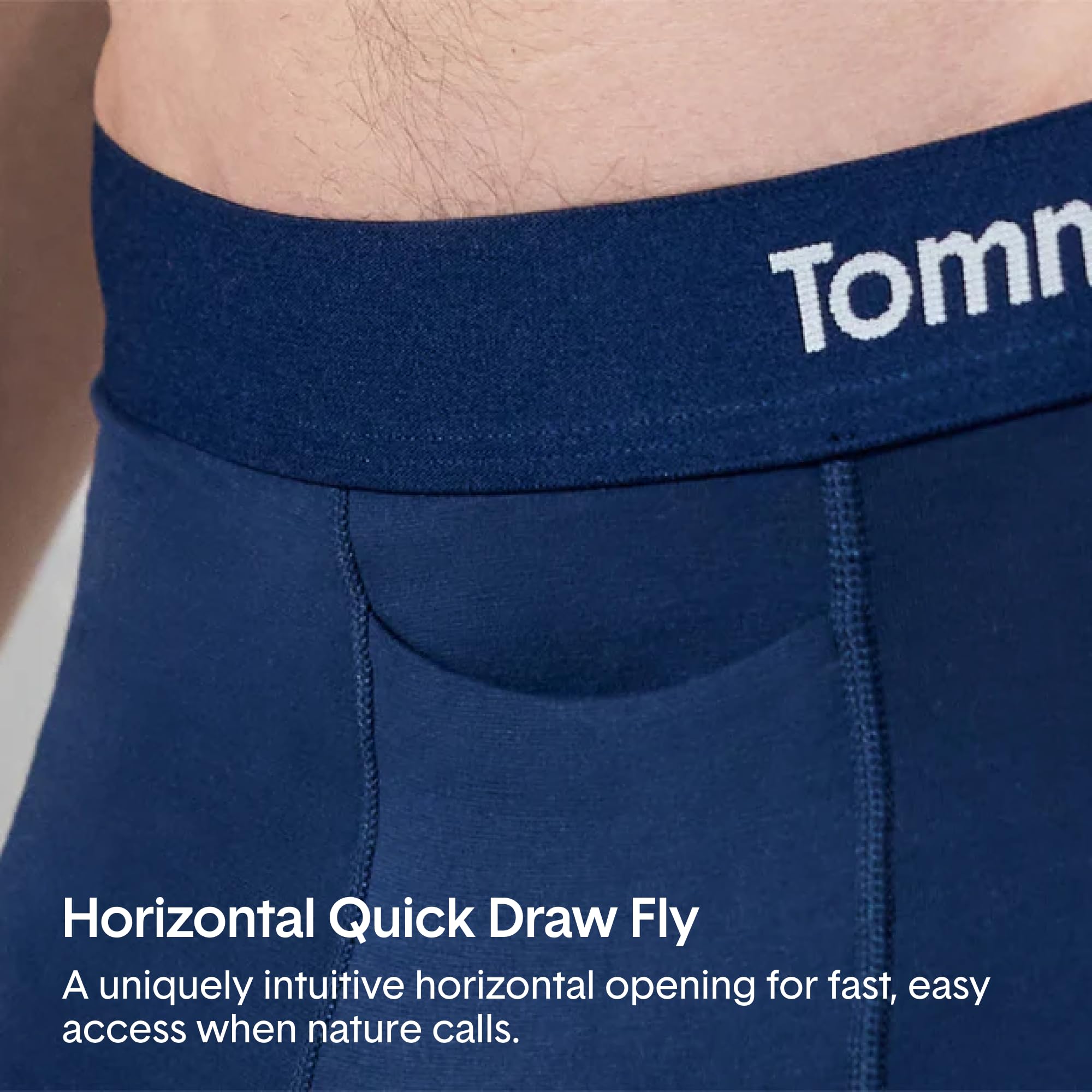 Tommy John Men's Cool Cotton Boxer Briefs with Hammock Pouch & 8