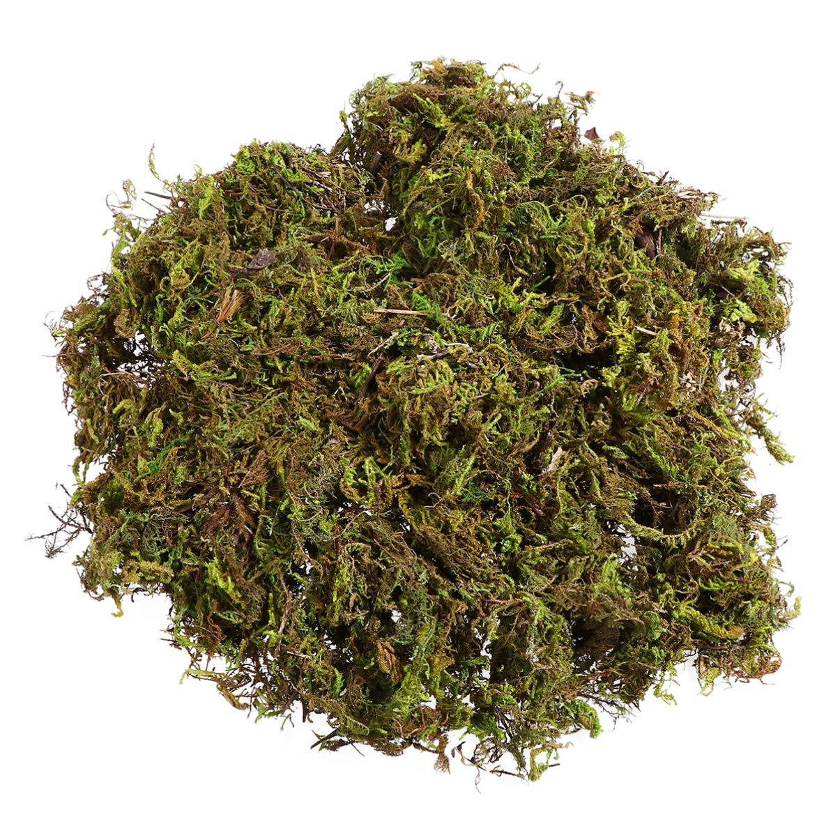 VORCOOL 2 Pack Artificial Moss - Fake Green Lichen Plants for Flower Pots | Faux Lichen Garland Decor for Home, Wedding & DIY Crafts | Realistic Plant Accessories for Indoor/Outdoor Decor