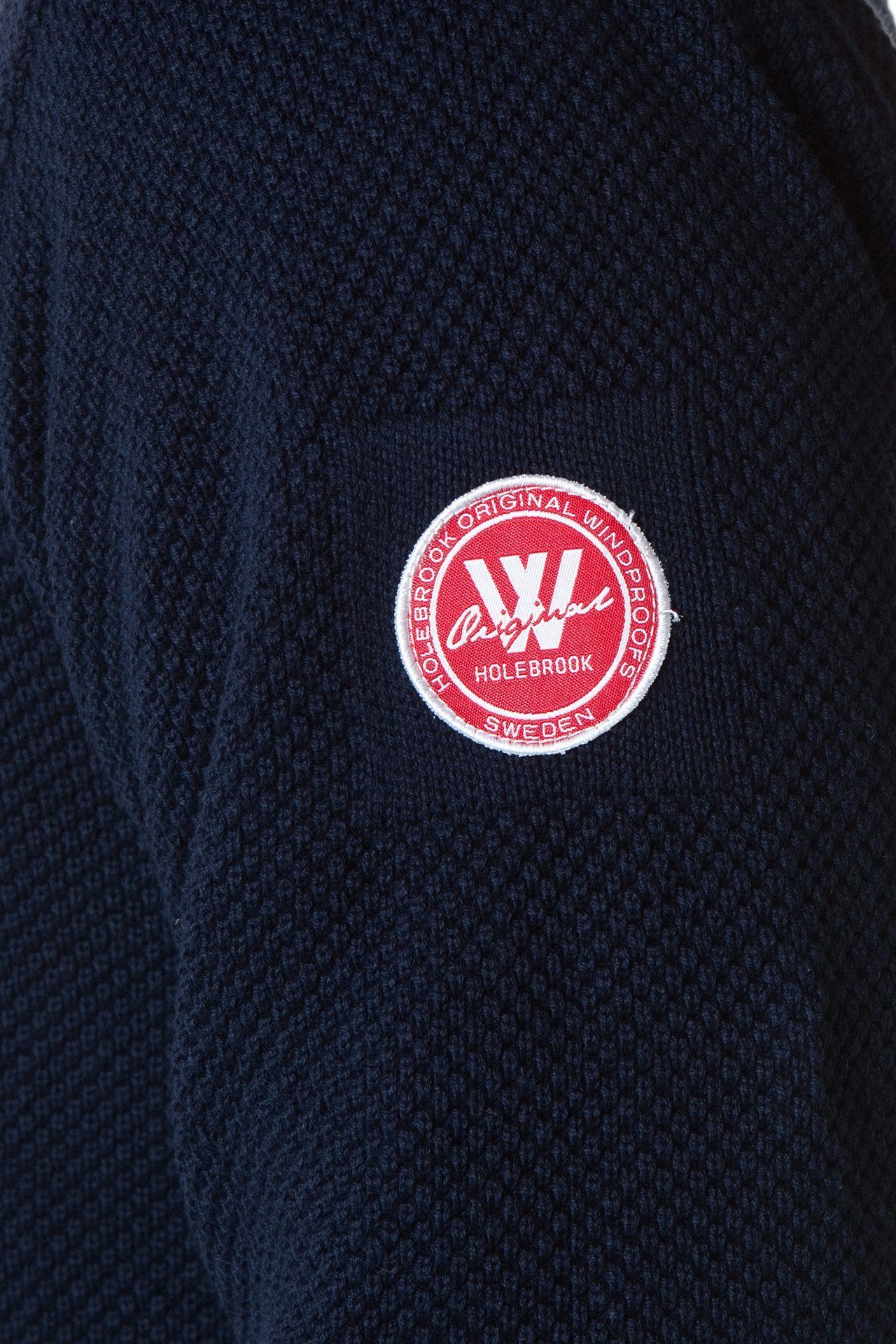 Classic WP Navy Holebrook Sweater for Men - Cozy & Stylish Knitwear for Casual Wear, Office, and Outdoor Activities