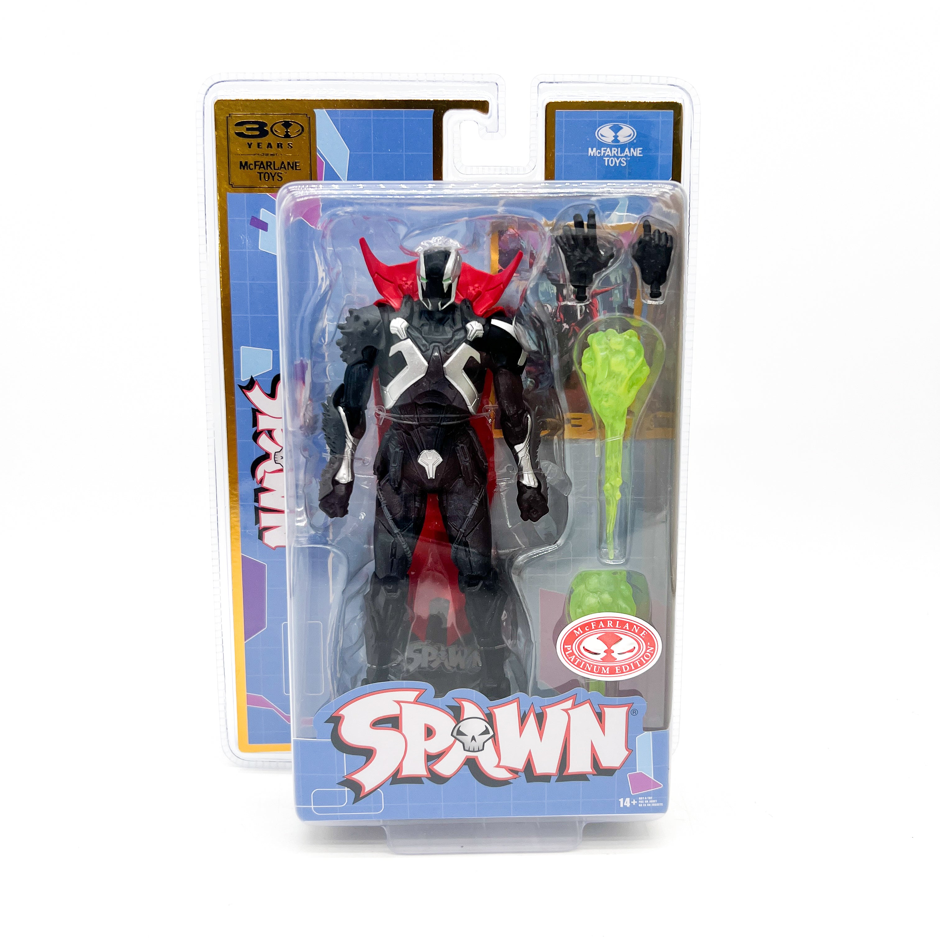 Spawn The Deviant (Rat City) Red Platinum Edition Action Figure - Collectible Toy for Display, Gifts & Comic Book Fans