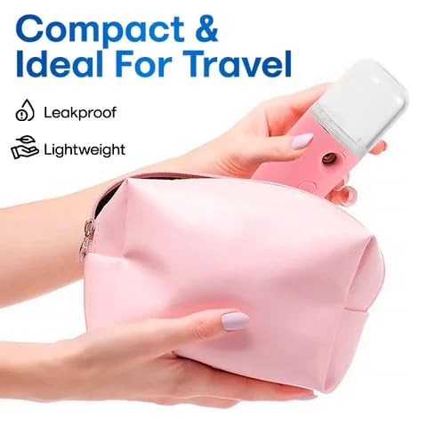 Easy Care Sunshine Steamer - 15s Fast Heating Mini Travel Steamer | Rechargeable Cordless Handheld Garment Steamer with Nano Spray & Water Meter | Portable Wrinkle Remover for Clothes | Perfect for Travel, Business Trips & Home Use (Black)