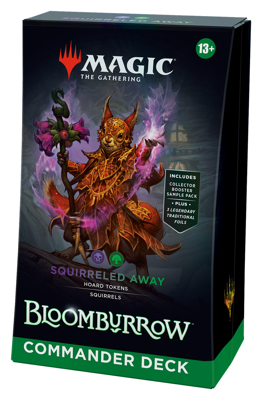 Magic: The Gathering Bloomburrow Commander Deck - Squirreled Away | MTG Collectible Card Game for Commander Format | Perfect for Game Nights & Strategy Battles