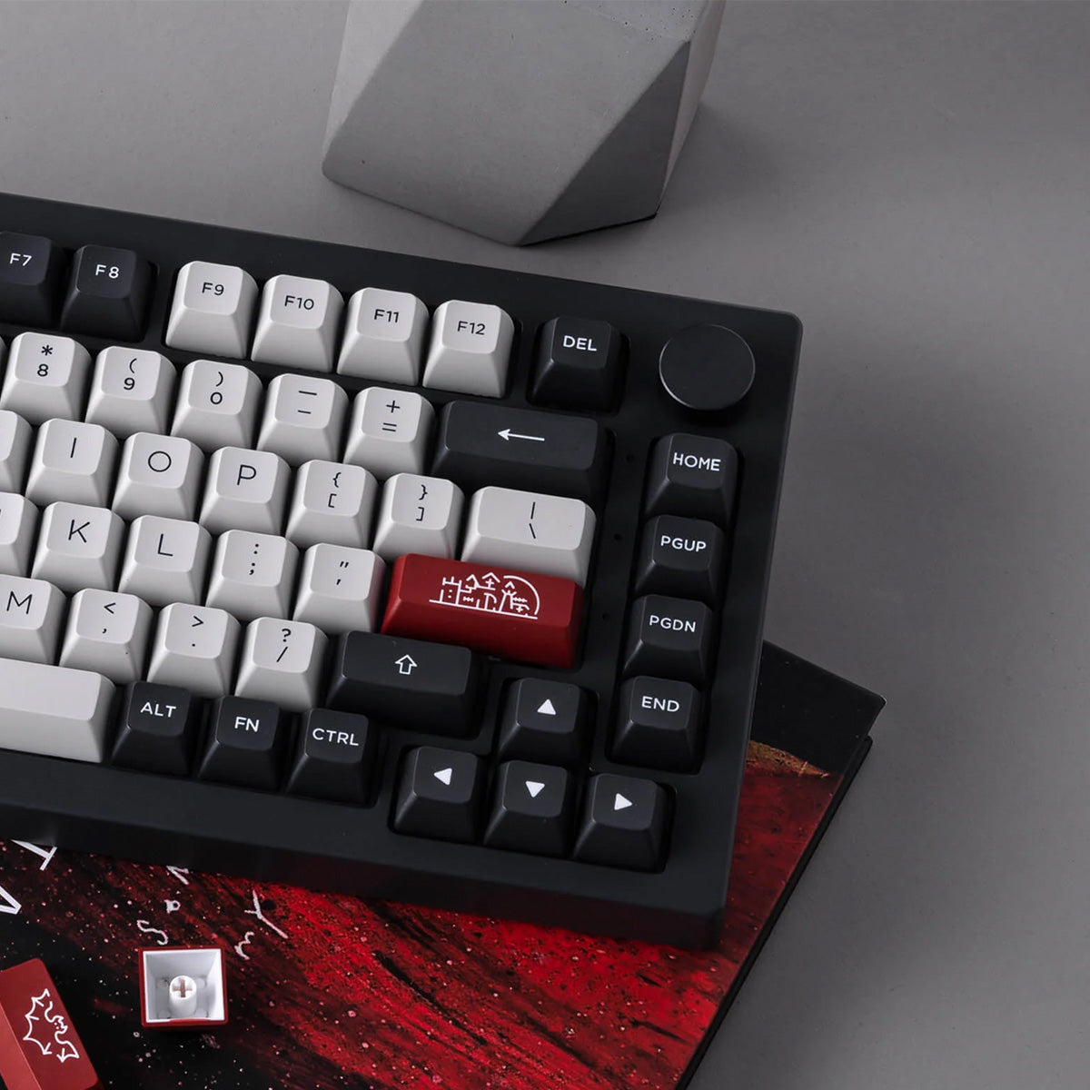 Akko 5075B Plus Dracula Castle 75% RGB Wireless Mechanical Keyboard with Hot-Swappable Dracula Switches - Perfect for Gaming, Typing & Office Work