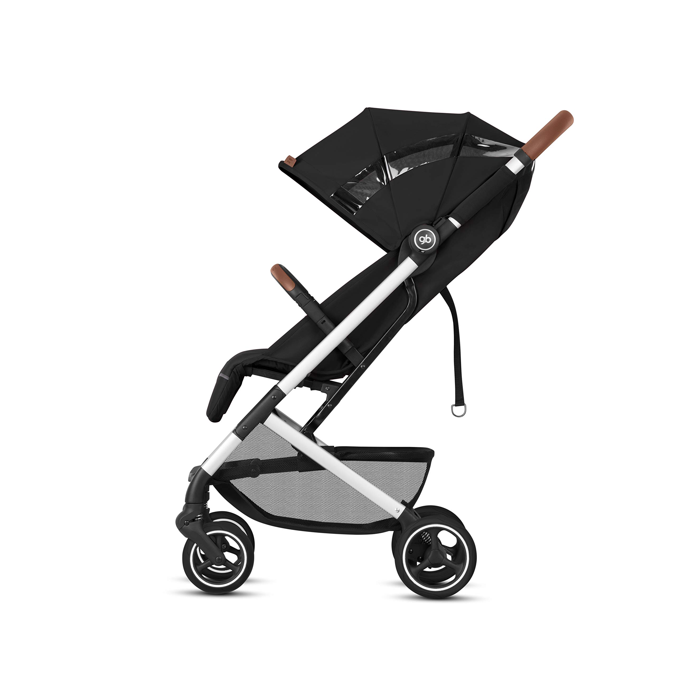 GB QBit+ All-City Stroller - Velvet Black | Lightweight Compact Baby Stroller for Urban Travel & Daily Use