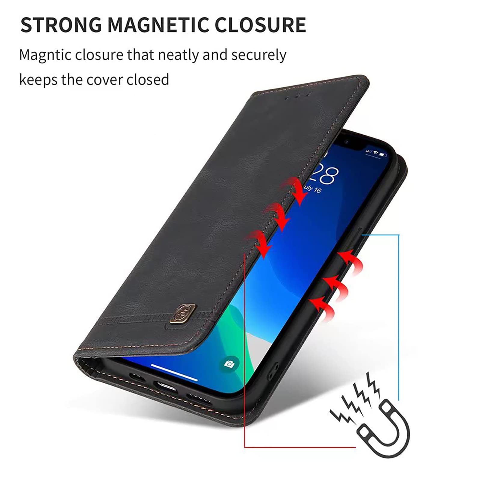 Premium Shockproof iPhone 12/12 Pro Wallet Case (6.1