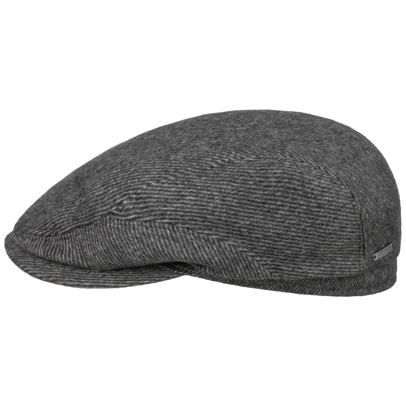 Stetson Cashmere LP Driver Flat Cap for Men - Classic Vintage Newsboy Hat for Golf, Driving, and Outdoor Activities