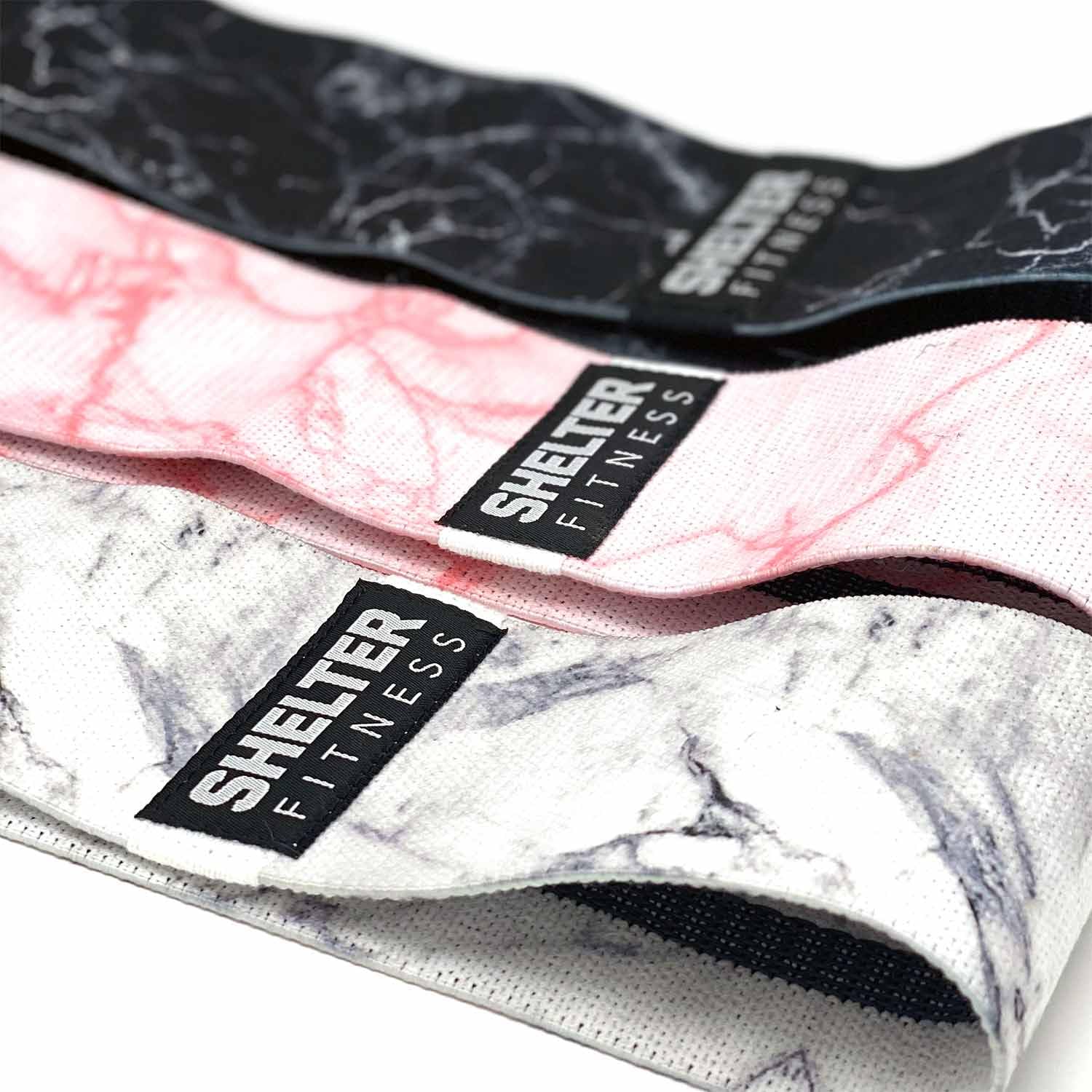 Premium Glute Resistance Bands Set for Men & Women - Anti-Slip Booty Bands for Home Workouts, Squats & Full Body Training - Wide Durable Elastic Bands for Legs, Hips & Butt Lifting - 3 Pack for Gym, Yoga & Travel Fitness
