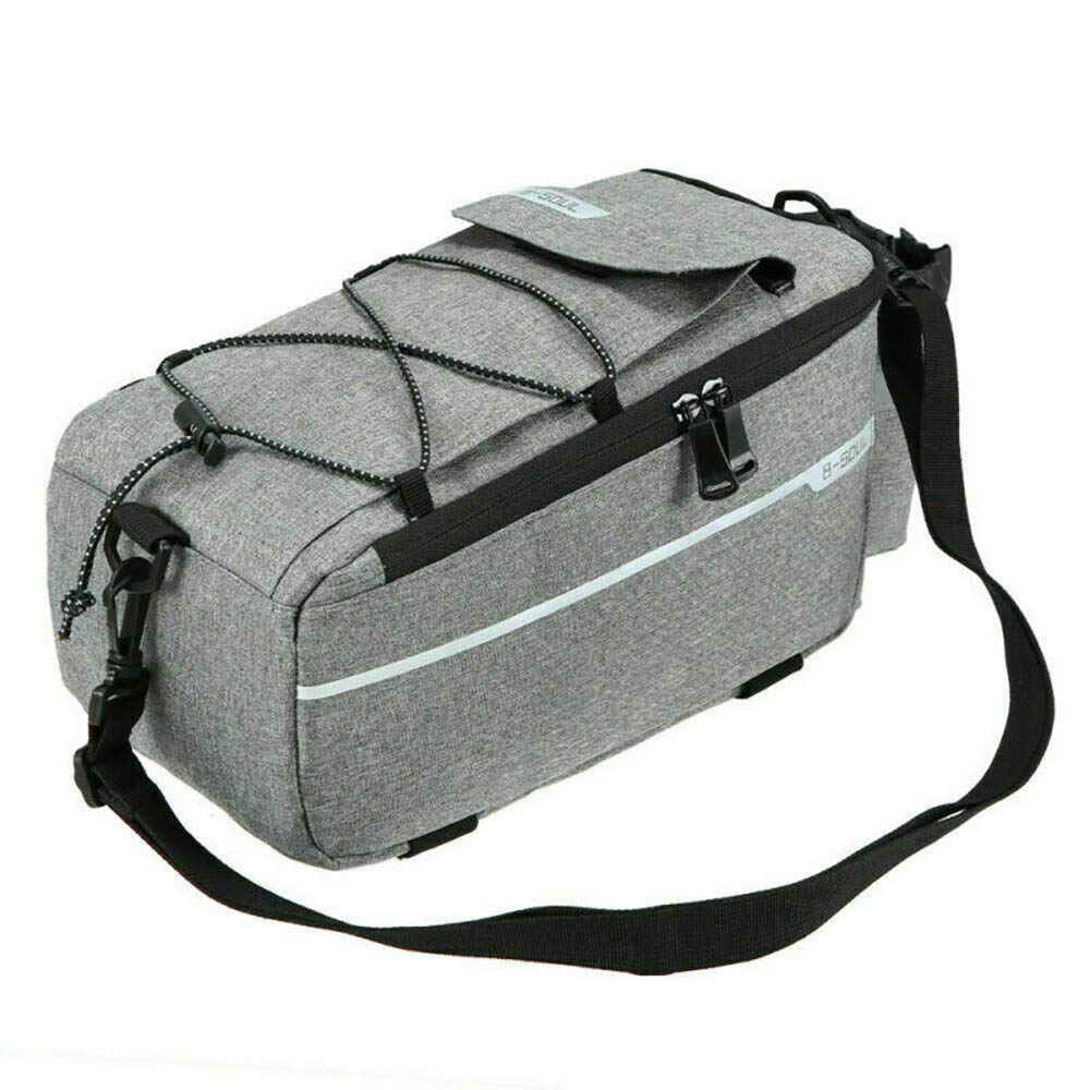 Waterproof Bike Rear Bag - Large Capacity Bicycle Pannier with Adjustable Shoulder Strap | Perfect for Commuting, Cycling Tours & Outdoor Adventures