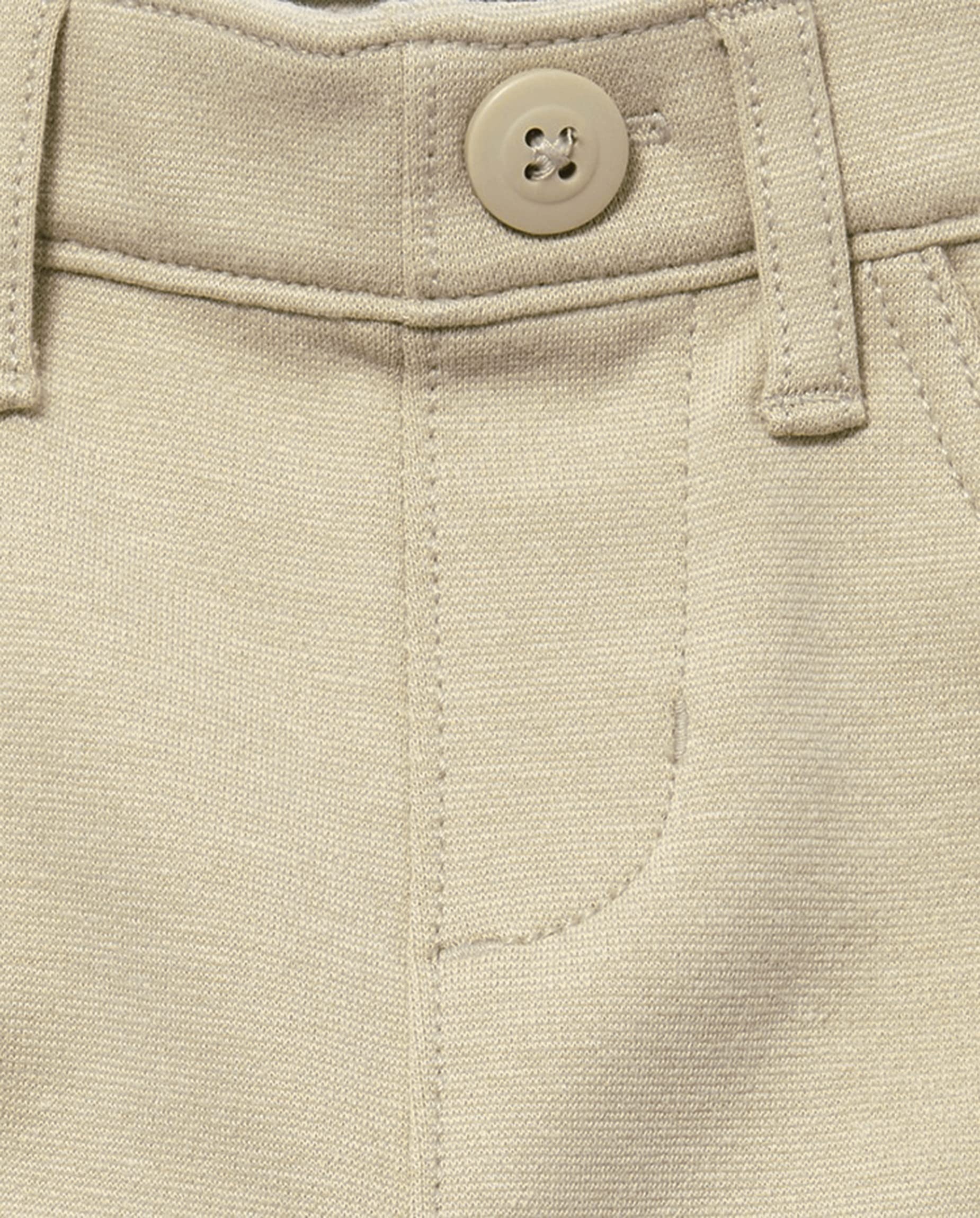 Girls' Ponte Knit Jeggings - Comfortable Pull-On Pants for Play & School