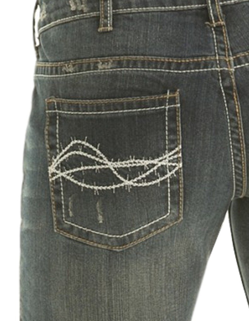 Cowgirl Tuff Women's Don't Fence Me in Jeans - J-Dfmi | Western Denim Pants for Rodeo & Country Style | Perfect for Horseback Riding, Ranch Work & Casual Wear