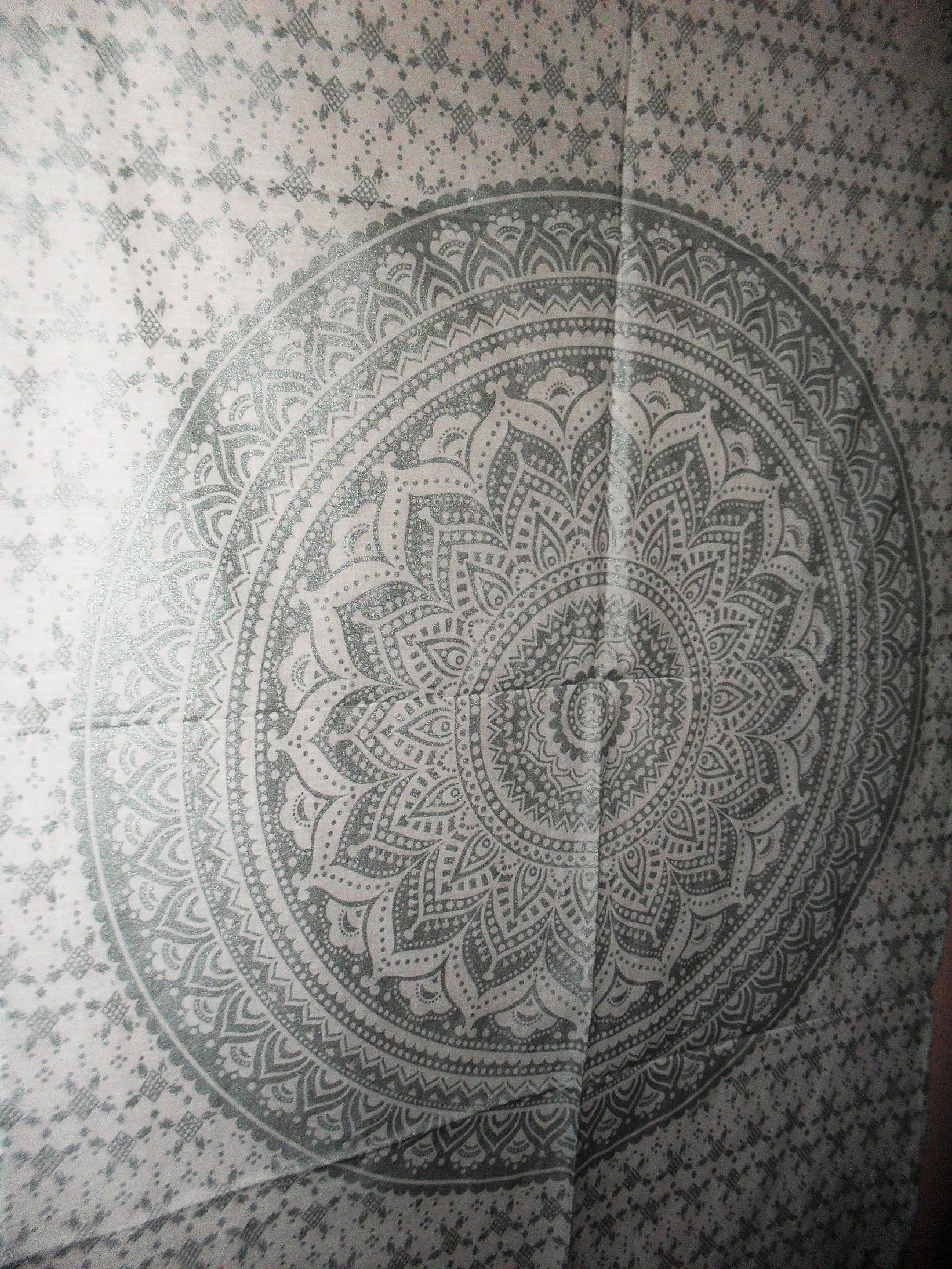 Mandala Silver Ombre Wall Decor - 30