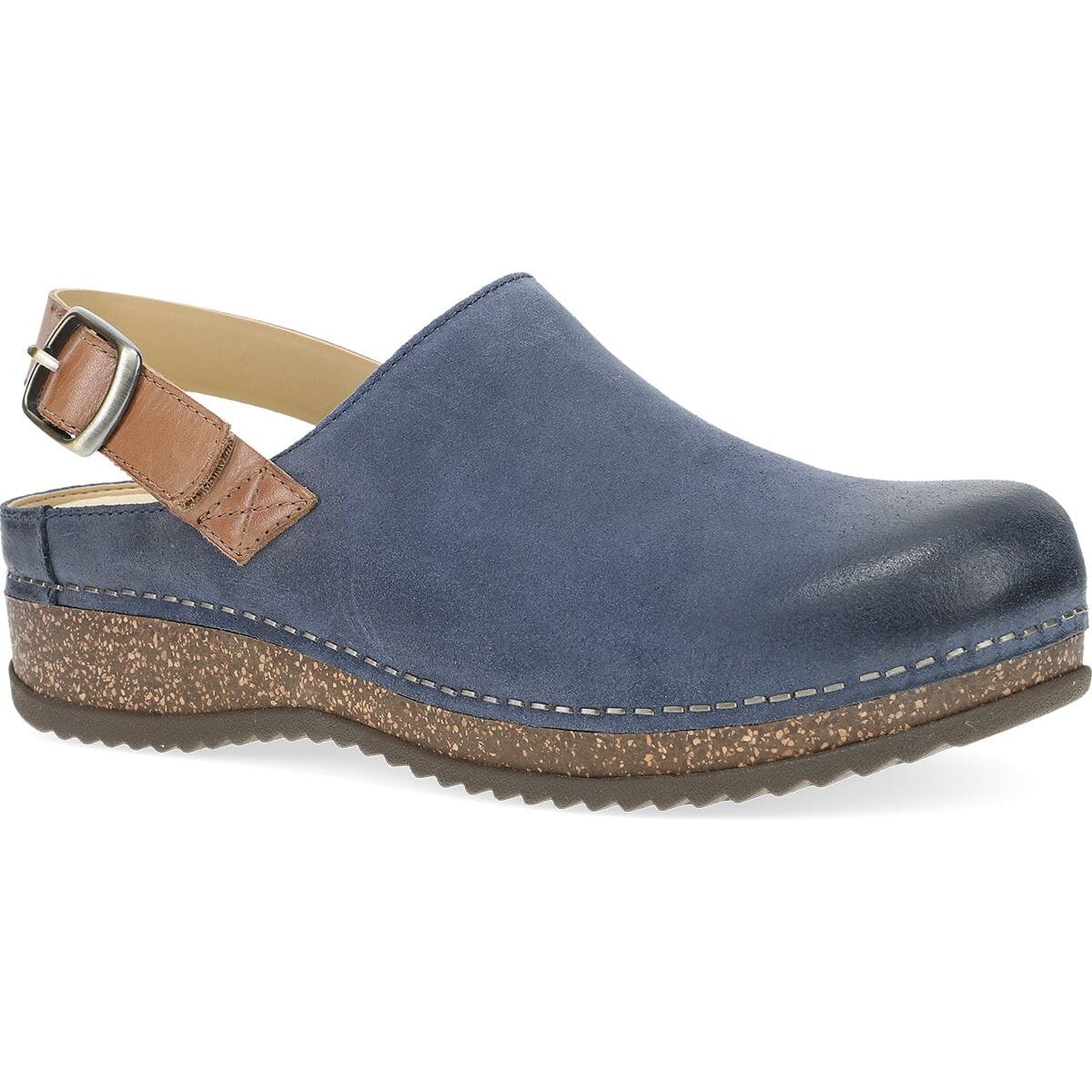 Dankso Merrin Burnished Suede Clogs for Women - Comfortable Slip-Resistant Shoes for Nurses & Healthcare Workers - Perfect for Hospital Shifts & All-Day Wear