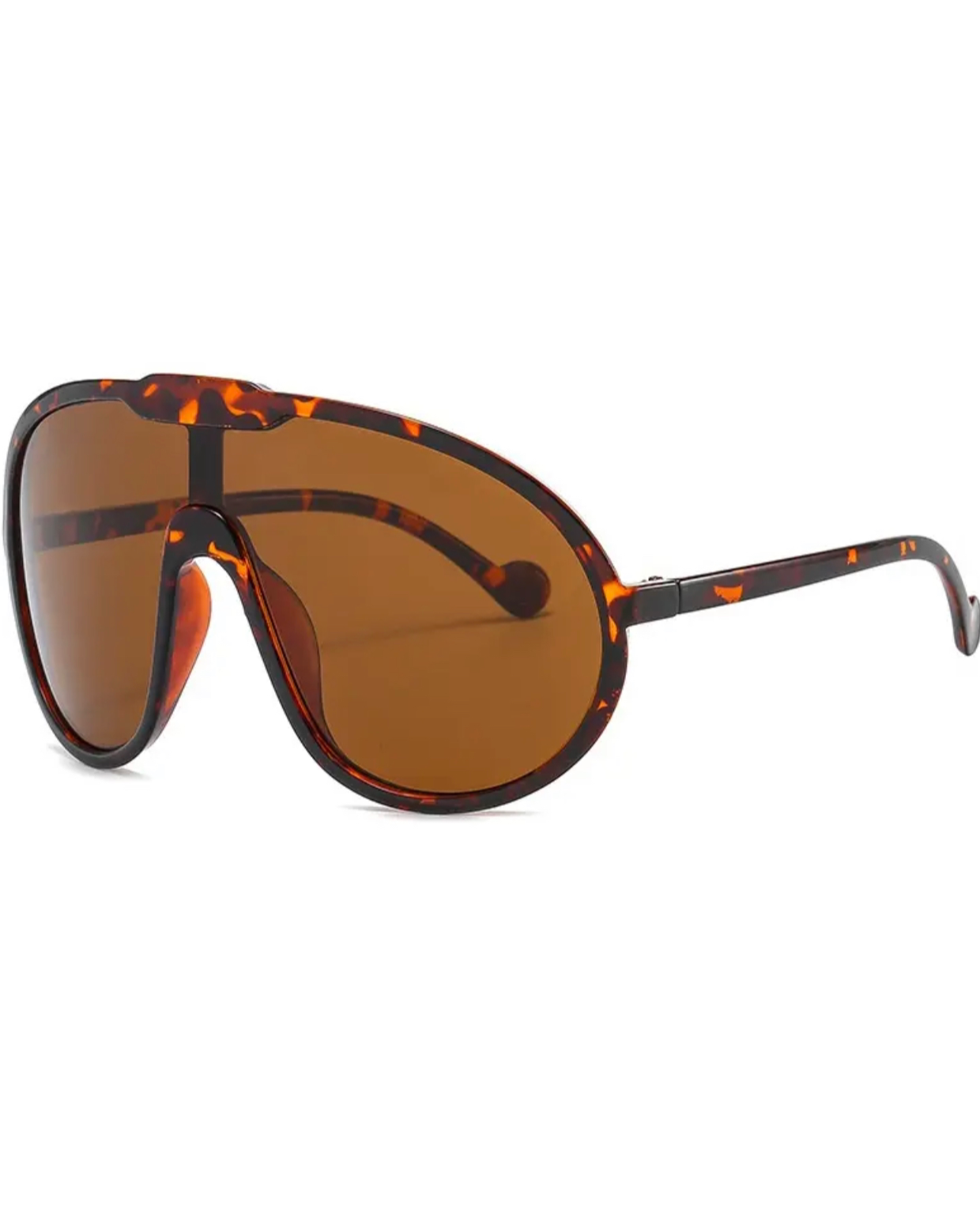 Tortoise Shell Capri Sunglasses - Stylish & UV Protection for Outdoor Activities, Beach, and Driving