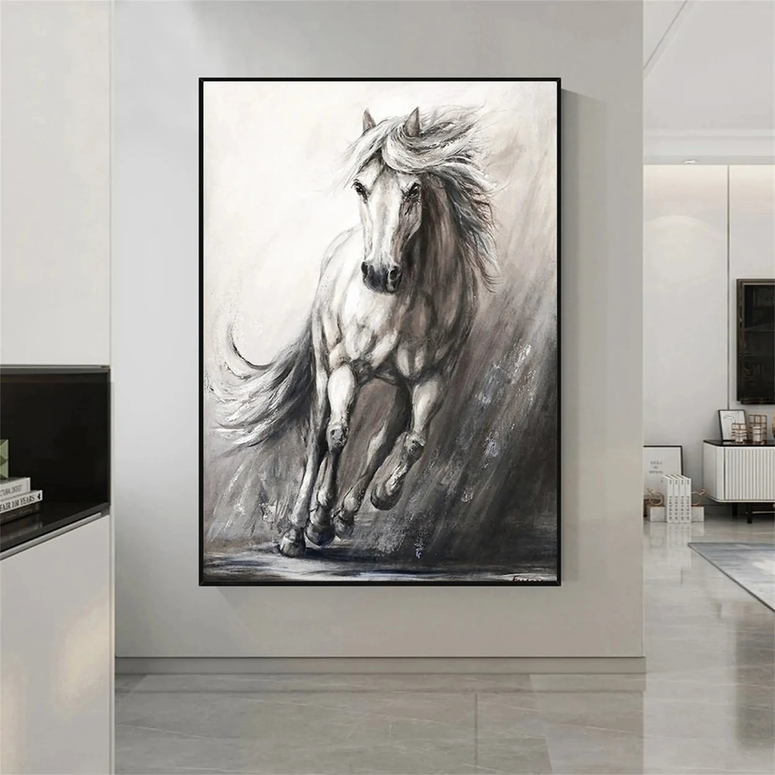 Animal Art Painting #AP048 - Handmade Canvas Wall Decor for Living Room, Bedroom & Office - Perfect Gift for Pet Lovers & Home Decor