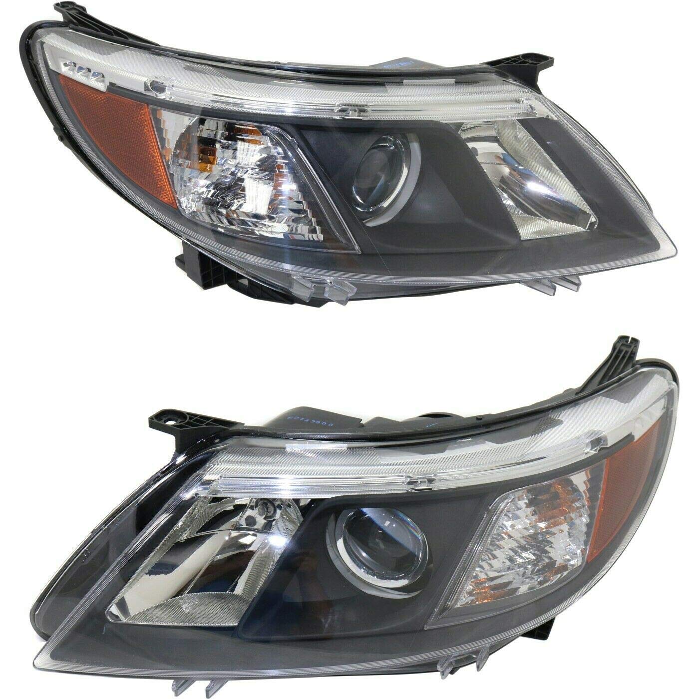 Yhang LED Headlight Assembly Kit for 2008-2010 44442 Convertible/Sedan/Wagon - Left & Right Pair with Bulbs (2Pc) - Easy Installation & Bright Beam for Night Driving