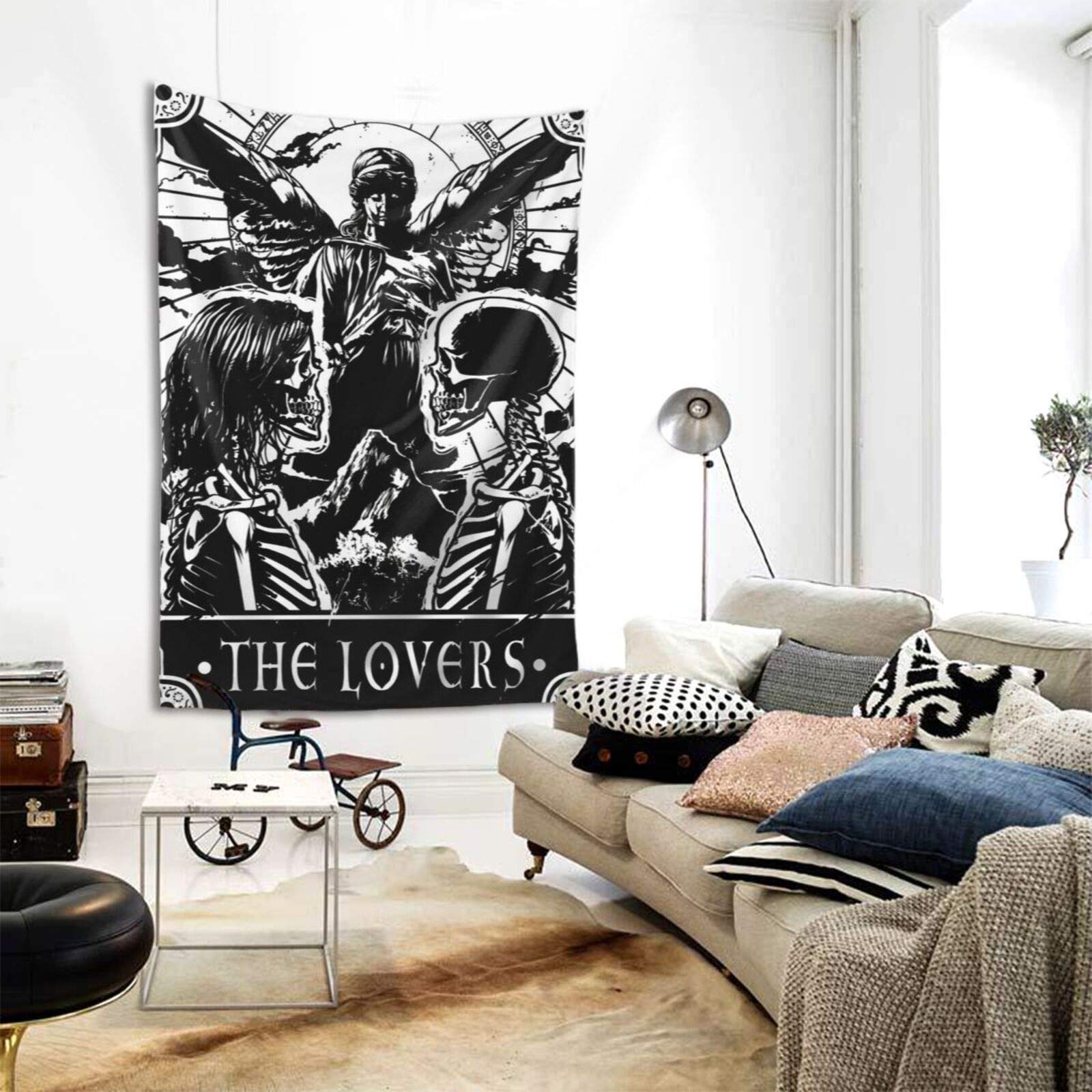 Premium Tarot Cards Tapestry Wall Hanging - 60x40 Inch Mystical Boho Decor for Bedroom, Dorm, Yoga Studio & Meditation Space - Perfect for Spiritual Decor, Aesthetic Room Design & Witchy Vibes