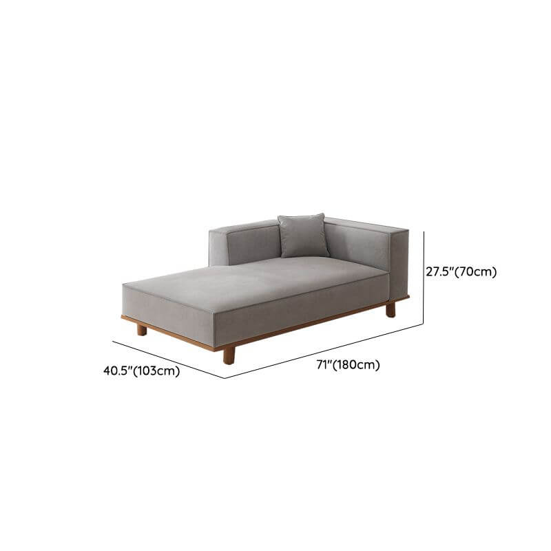 Modern Upholstered Corner Chaise Lounge Chair - Comfortable L-Shaped Sofa for Living Room, Bedroom & Office - Perfect for Small Spaces, Reading Nook or Relaxation