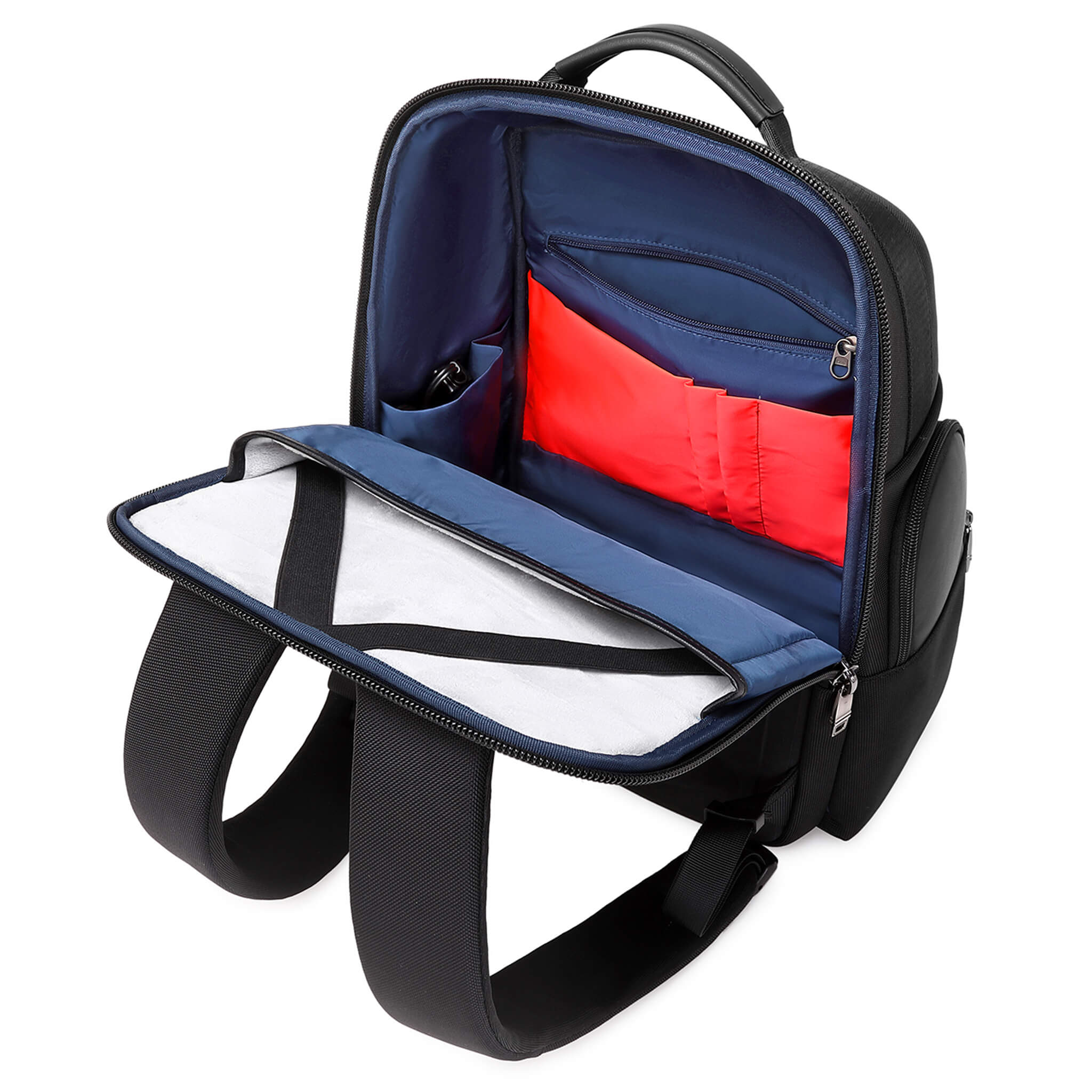 TPB006 Troop London Urban Laptop Backpack - Waterproof 15.6 Inch Business Backpack for Men & Women, Durable College School Backpack with USB Charging Port - Perfect for Work, Travel & Daily Commute