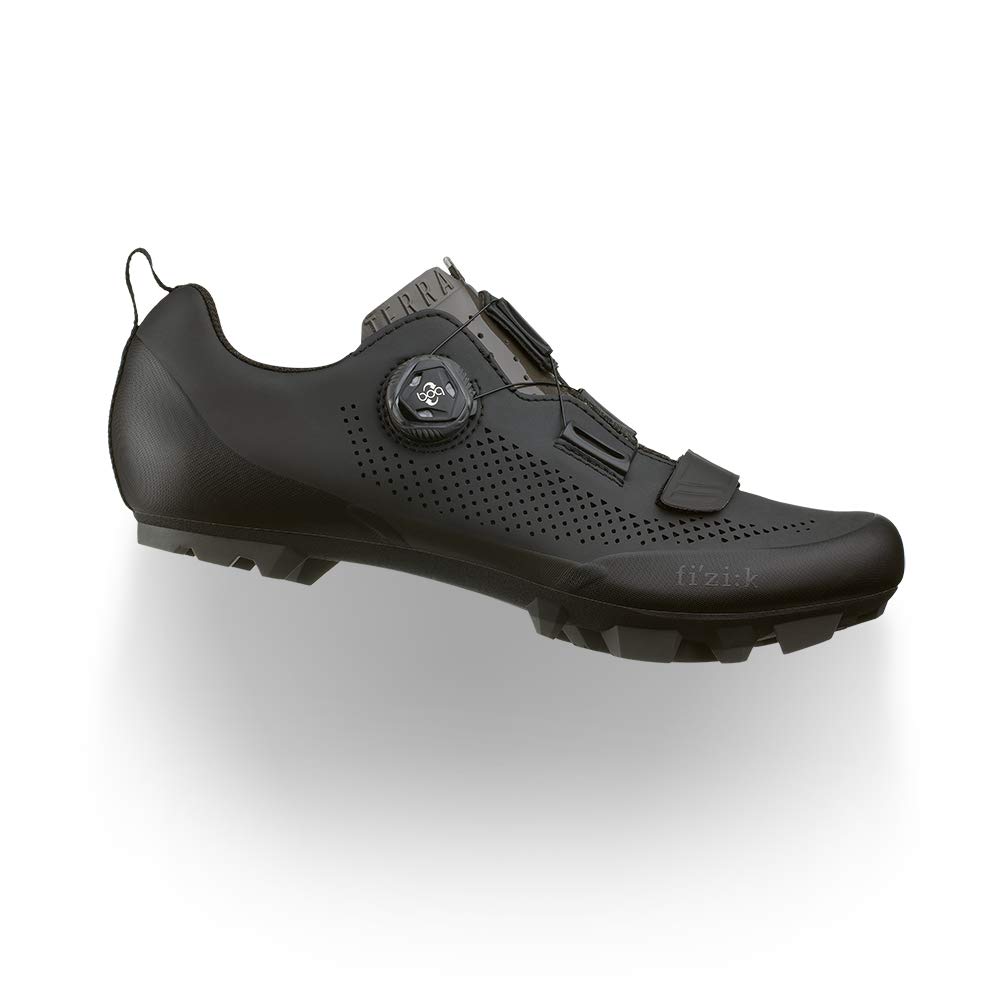 Fizik X5 Terra Mountain Bike Shoes - Carbon Fiber MTB Shoes with Adaptive Fit & Microtex Upper | Perfect for Trail Riding & Off-Road Cycling Adventures