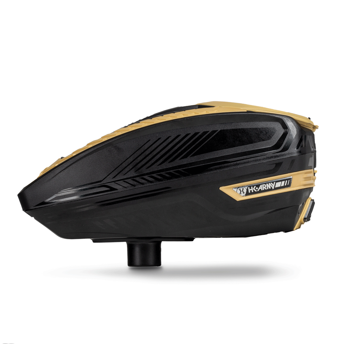 TFX 3 Paintball Loader - High Performance Black & Gold Paintball Hopper for Speedball & Woodsball Scenarios