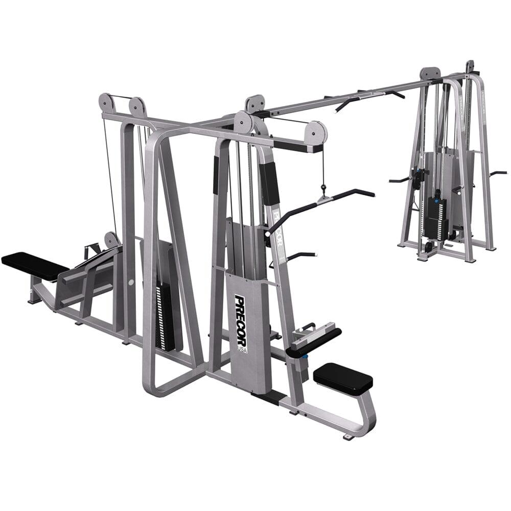 Precor Icarian 5 Stack Multi Station Gym (CW2205) - Commercial Grade Home Gym Equipment for Full Body Workout - Perfect for Home Gym, Personal Training & Fitness Centers