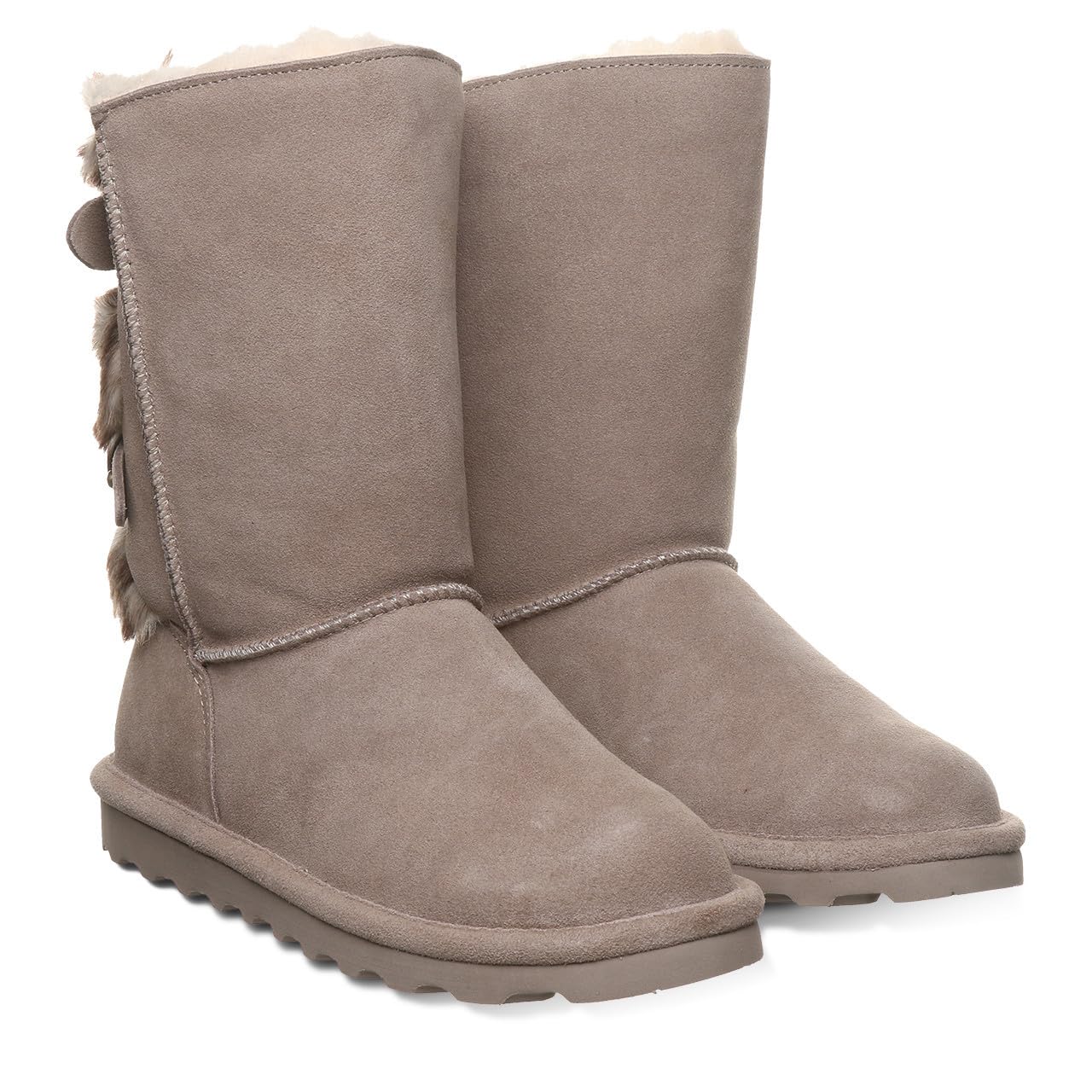 BEARPAW Women's Eloise Suede Slip-On Winter Boots - Comfortable & Warm, Multiple Colors - Perfect for Casual Outings, Work & Cold Weather