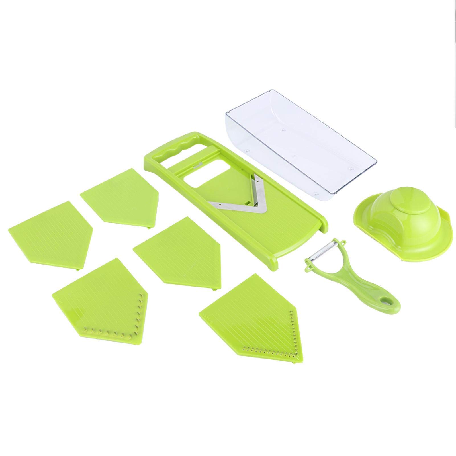 Stainless Steel Multi-Function Vegetable Chopper & Grater - Labor-Saving Kitchen Tool for Slicing, Dicing Potatoes & Vegetables | Perfect for Meal Prep, Salads & Cooking Accessories